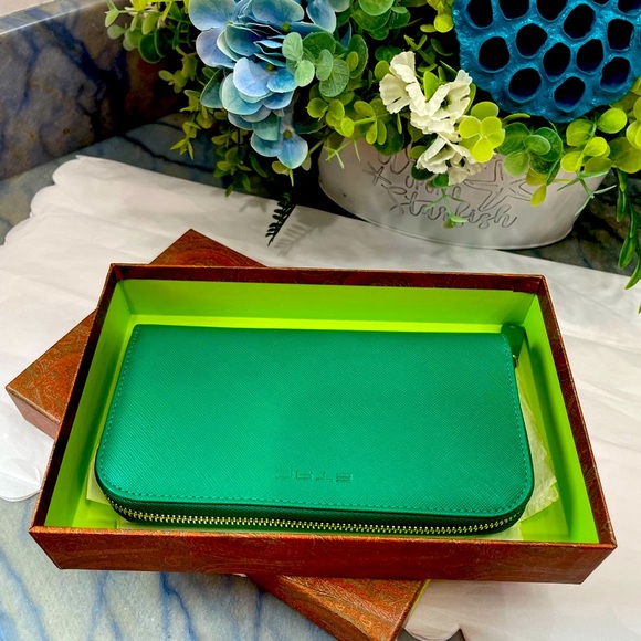 ETRO Milano Zip Around Continental Long Wallet Made In Italy ~ NWT! - Picture 11 of 17